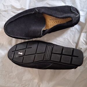 Giorgio Brutini Black Suede Moc Toe Shoes 10.5 M Durand